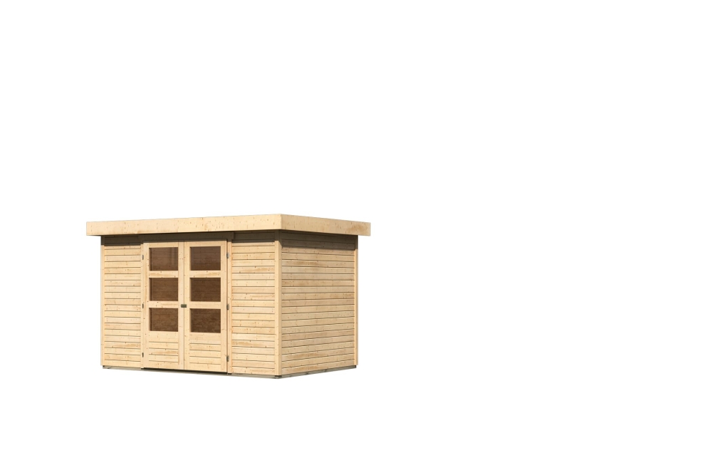 Karibu Gerätehaus Askola 4 in Naturbelassen, Freisteller