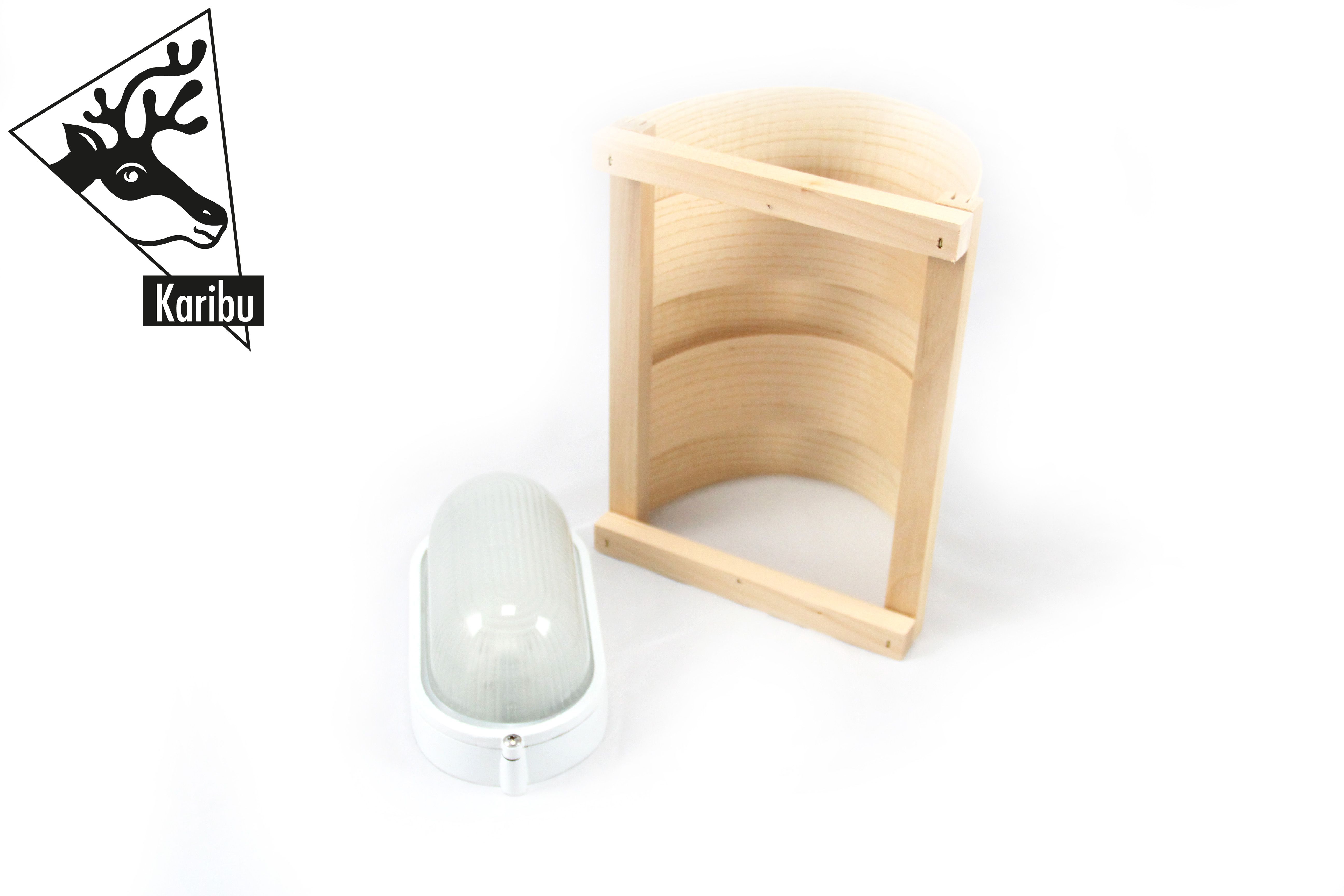 Massivholz-Bauweise der Karibu Sauna aus 38 mm Wandstärke mit doppelter Nut-und-Feder-Verbindung
