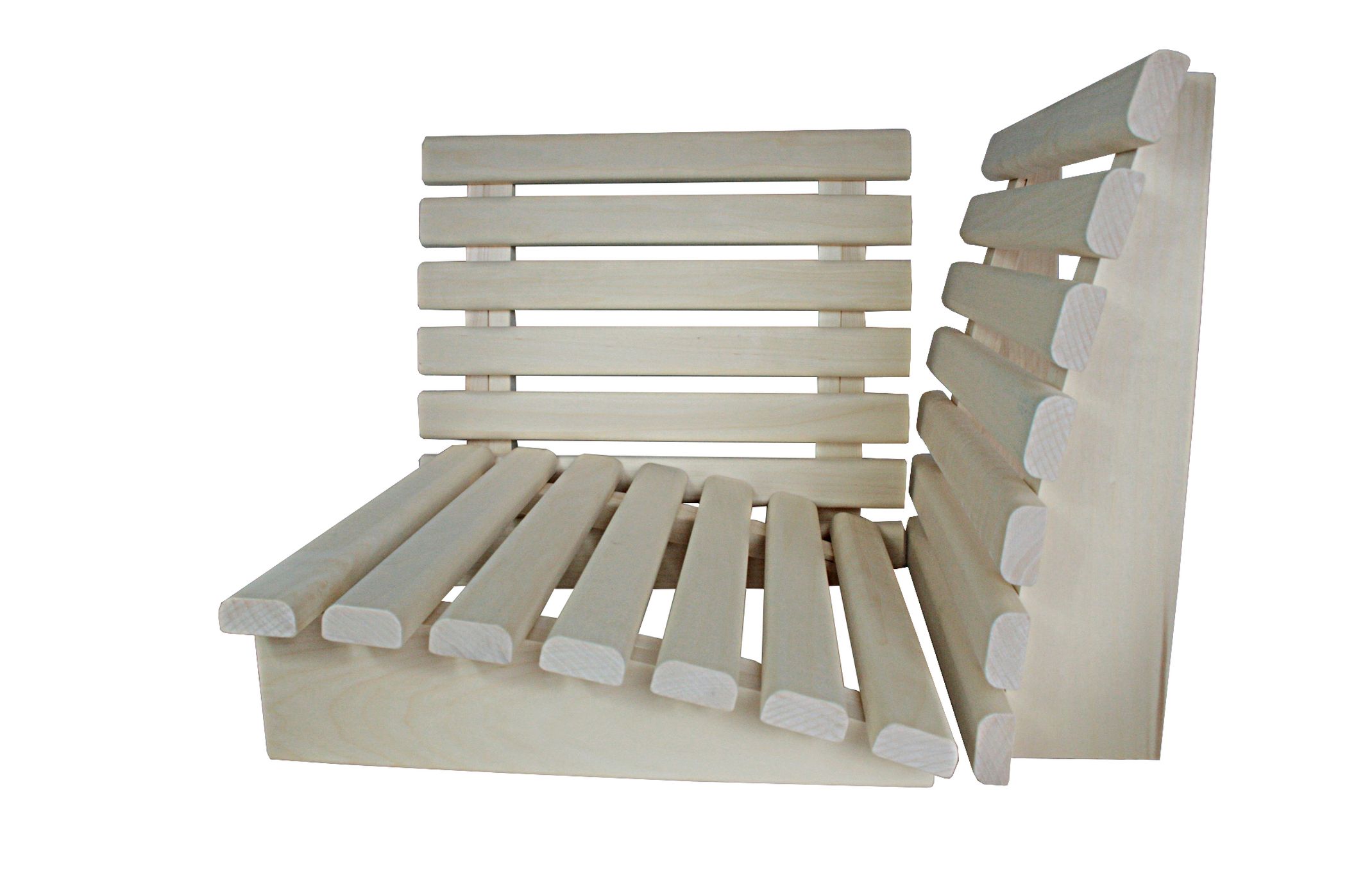Karibu Kopfstütze Premium Set aus Holz, freigestellt