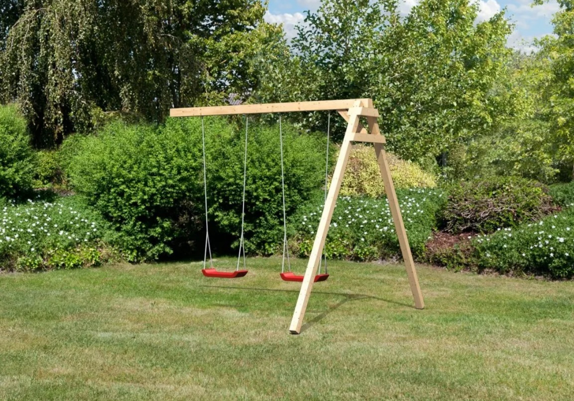 Detailansicht eines Karibu Gartenprodukts aus Holz