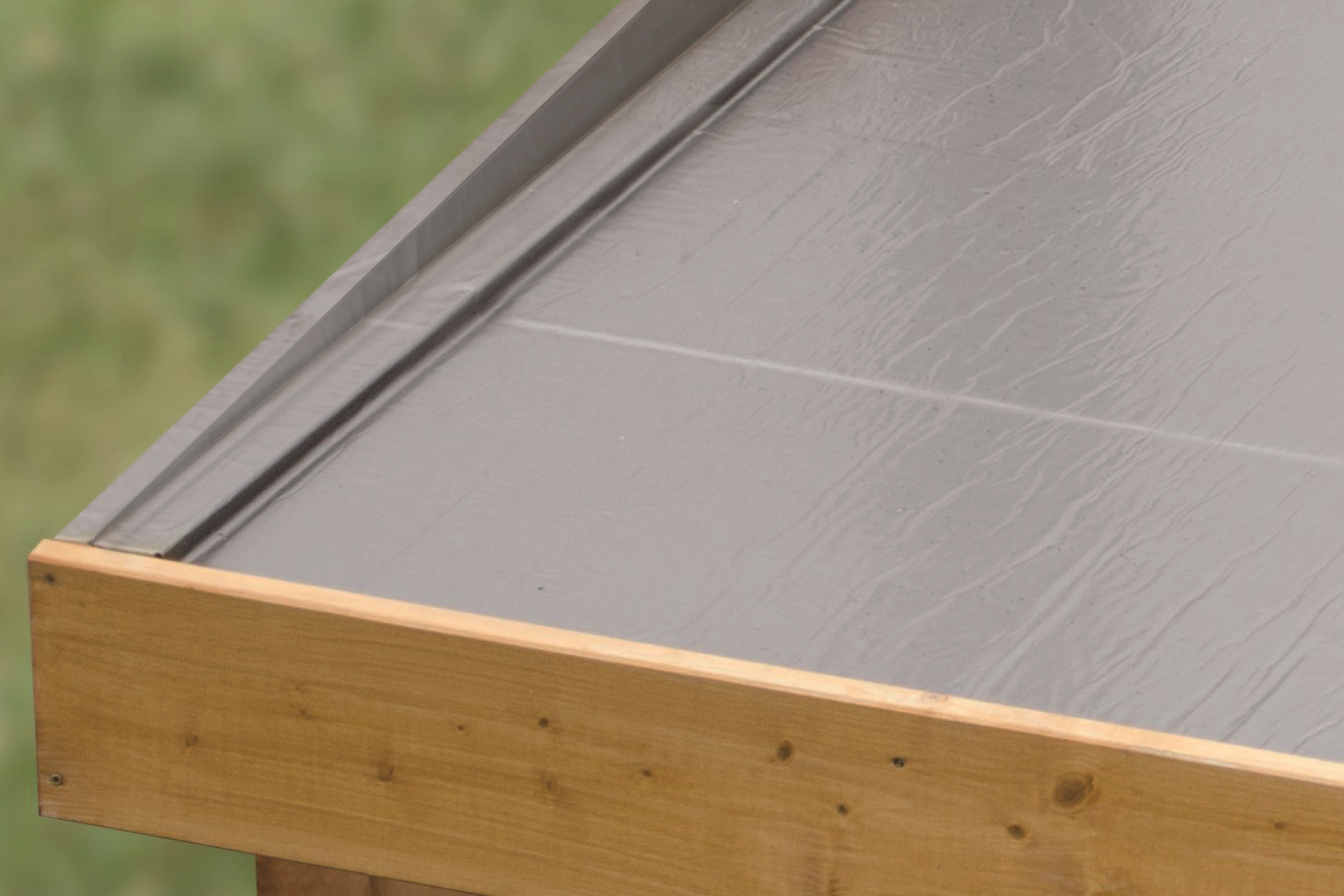 Detailansicht eines Karibu Gartenprodukts aus Holz