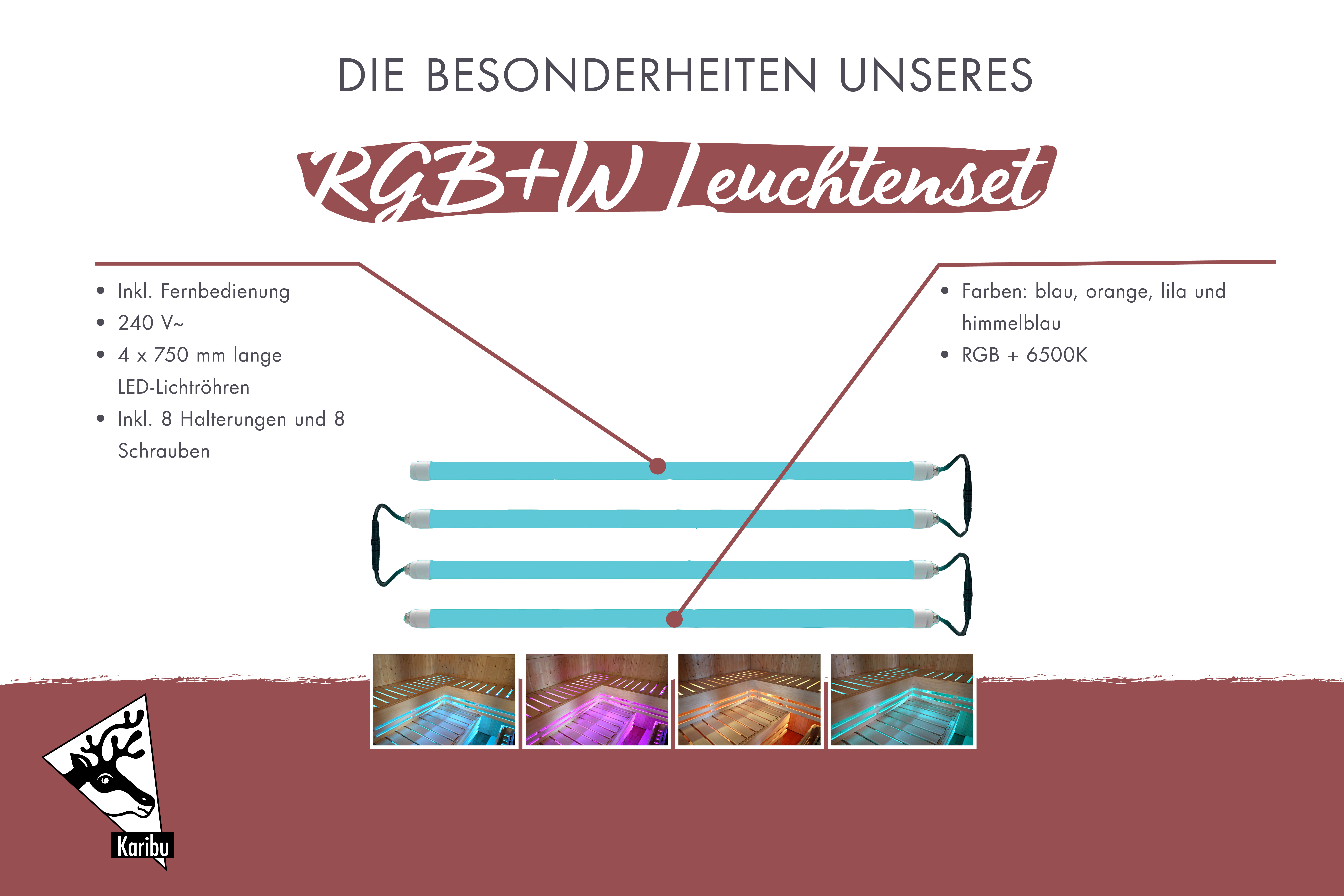 Maßzeichnung eines Karibu Gartenprodukts mit Bemaßung von Grundfläche und Höhe