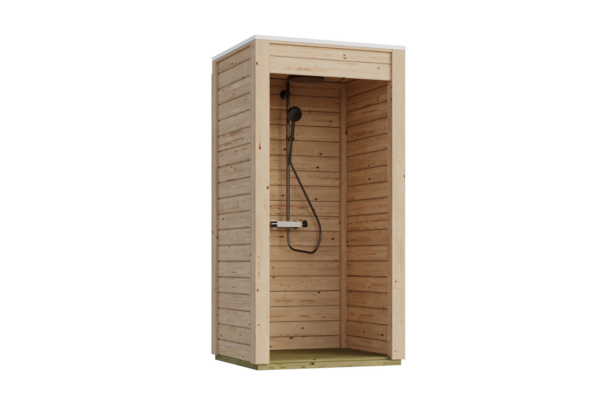 Karibu Outdoordusche, freigestellt