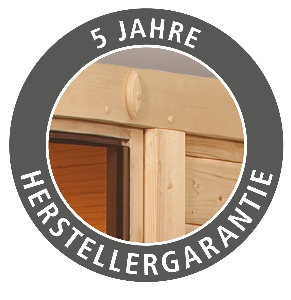 Karibu Sauna Bodin als hochwertige Sauna aus nordischer Fichte im Wohnraum-Ambiente