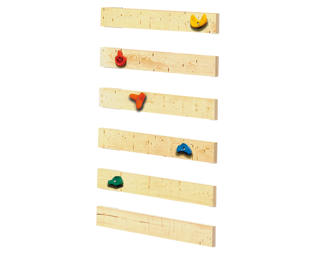Maßzeichnung der Karibu Kletterwand Basic und Classic mit Bemaßung von Grundfläche und Höhe