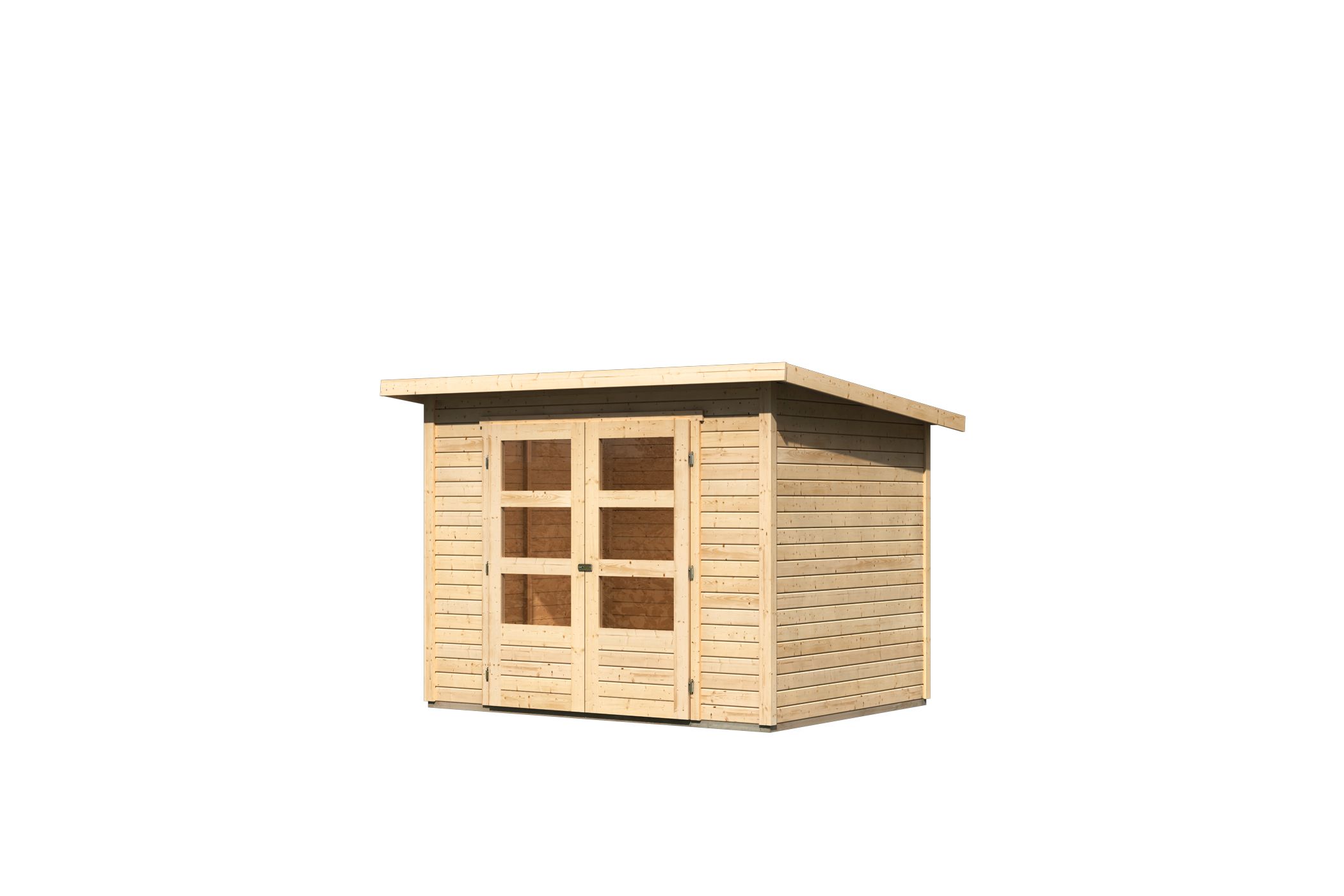 Karibu Gerätehaus Stockach 3 in Naturbelassen, Freisteller