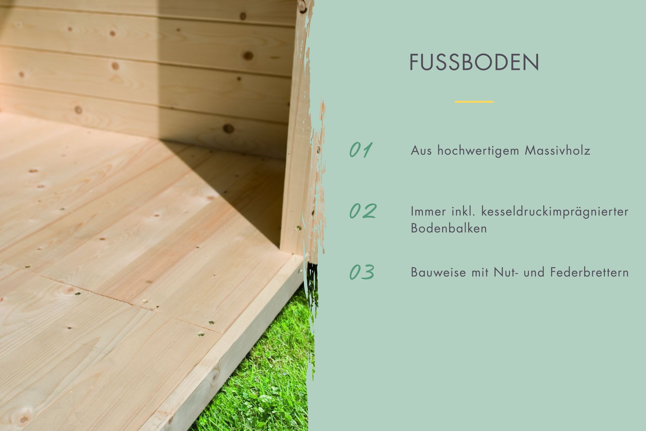 Metallkomponenten des Karibu Gartenhaus Holz & Metall Saturn für wartungsarme Ecken und Dachleisten