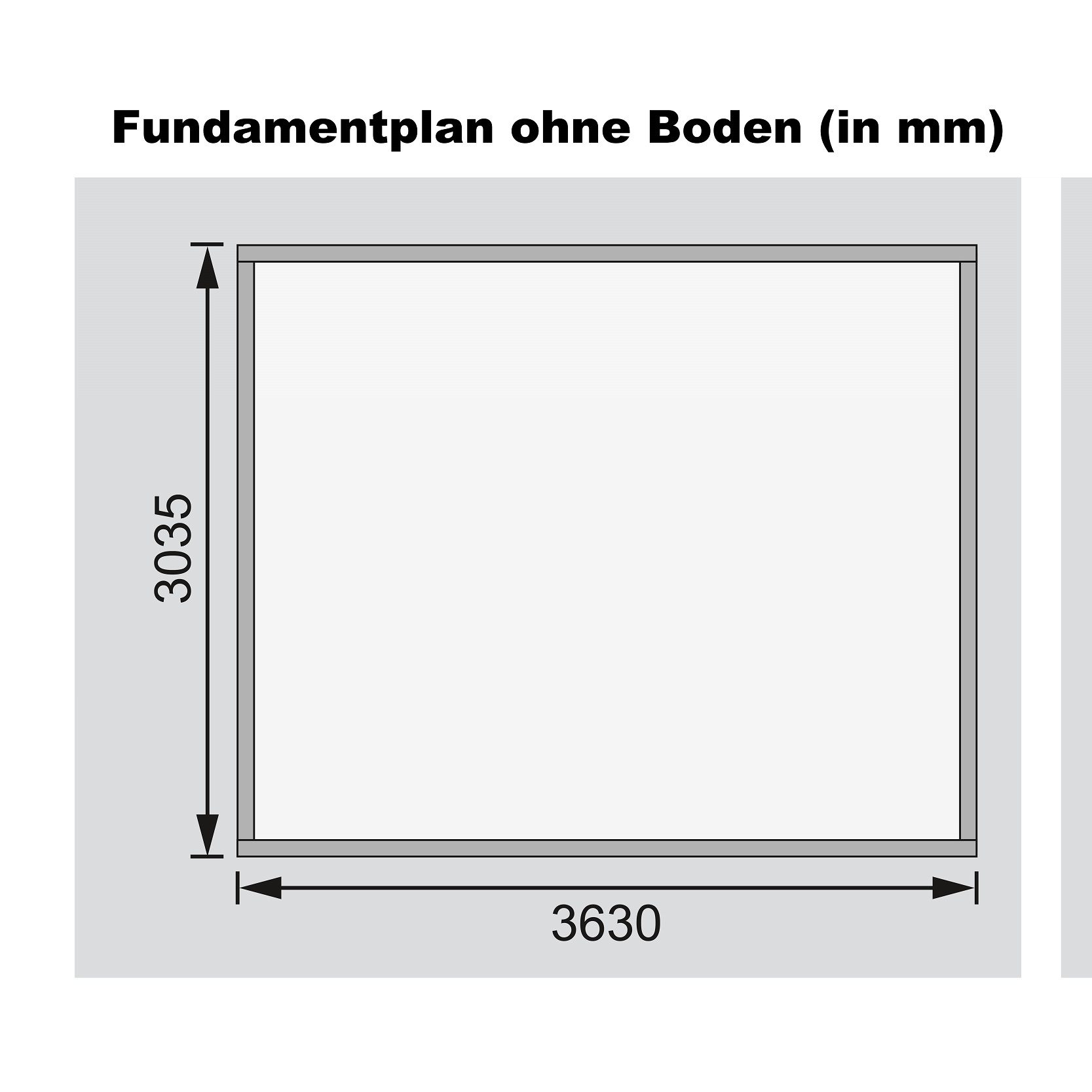 Aufbaudarstellung des Karibu Gartenhaus Northeim 4 mit Wandprofilen und Pultdach