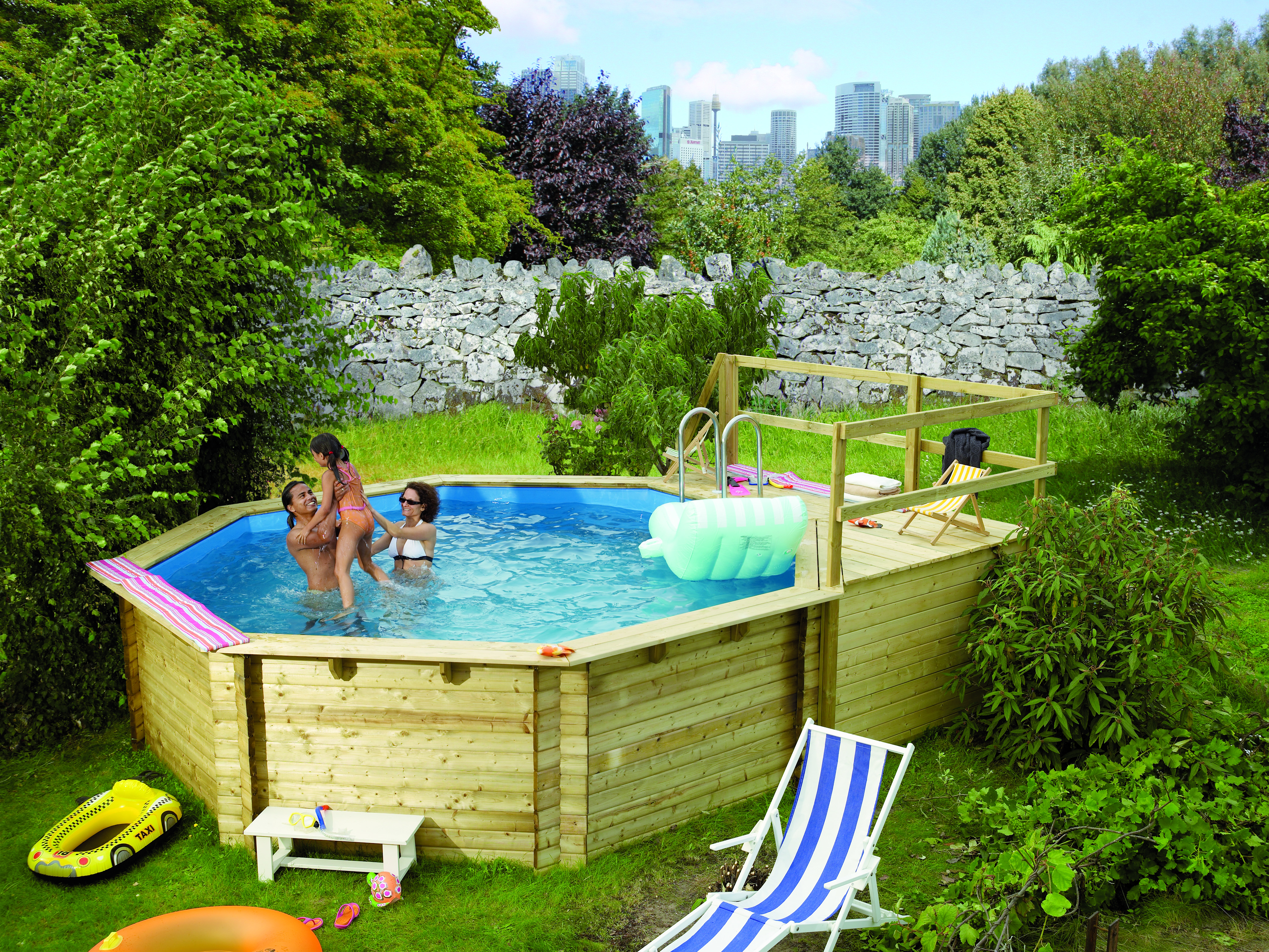 Karibu Pool Modell 2 im Garten