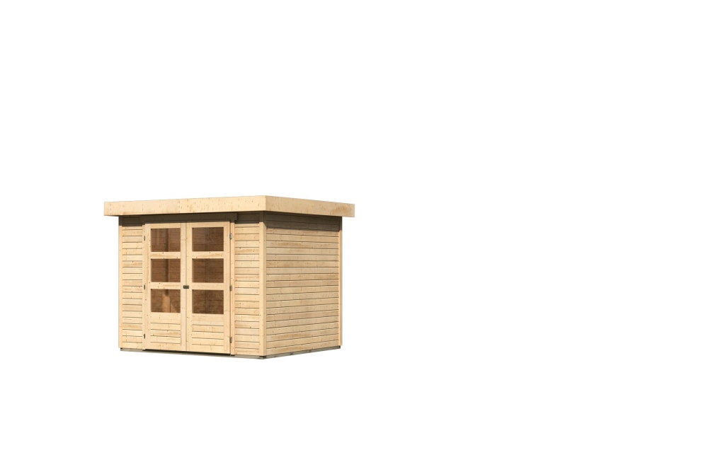 Karibu Gerätehaus Askola 3 in Naturbelassen, Freisteller