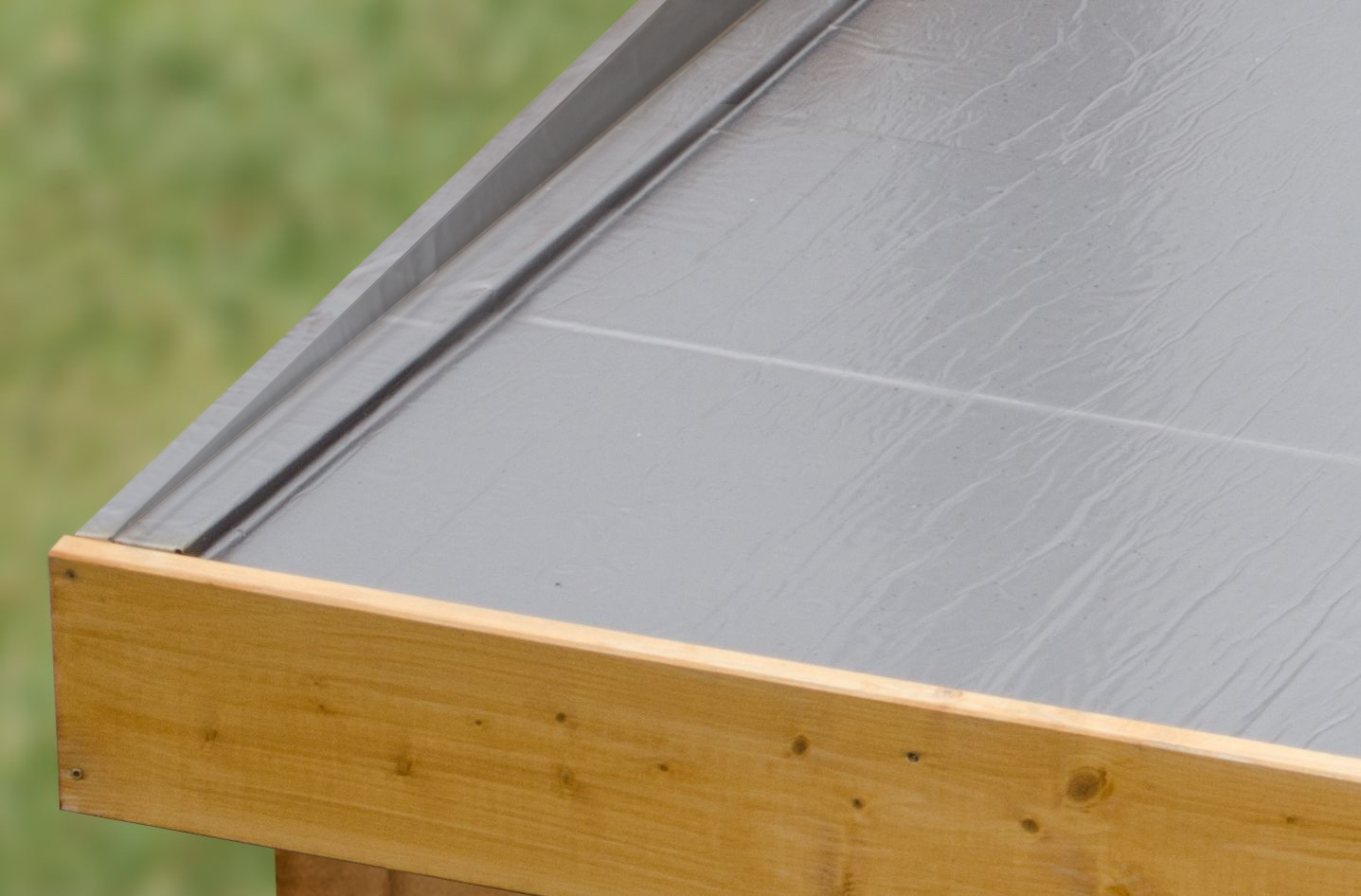 Produkt- und Ausstattungsdetail der Karibu Saunahaus Cuben mit Vorraum