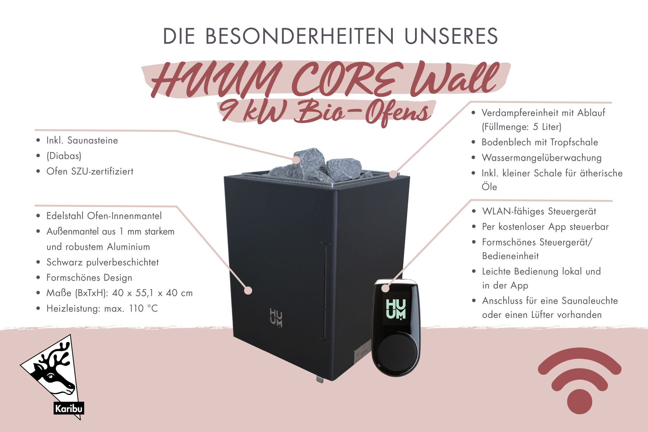 Produktbild eines Karibu Gartenprodukts aus Holz, im Garten aufgebaut