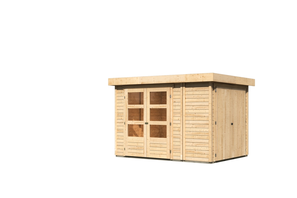 Karibu Gerätehaus Retola 2 in Naturbelassen, Freisteller