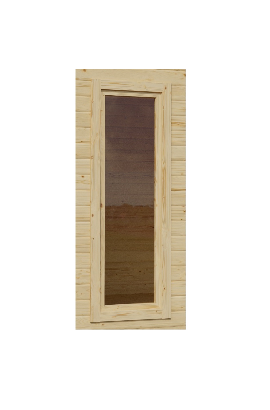 Fenster aus Holz für Karibu Gartenhäuser