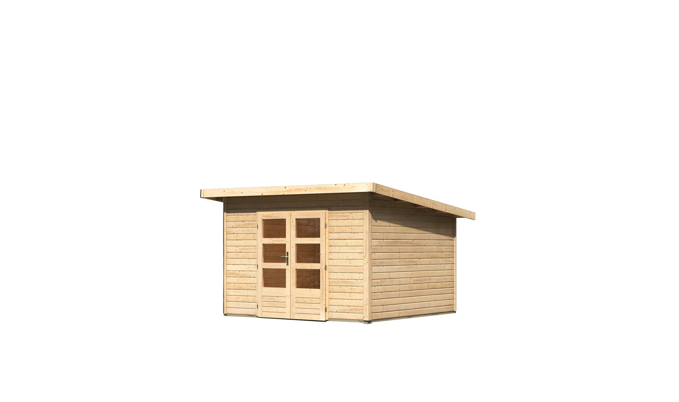 Karibu Gartenhaus Northeim 3 in Naturbelassen, Freisteller