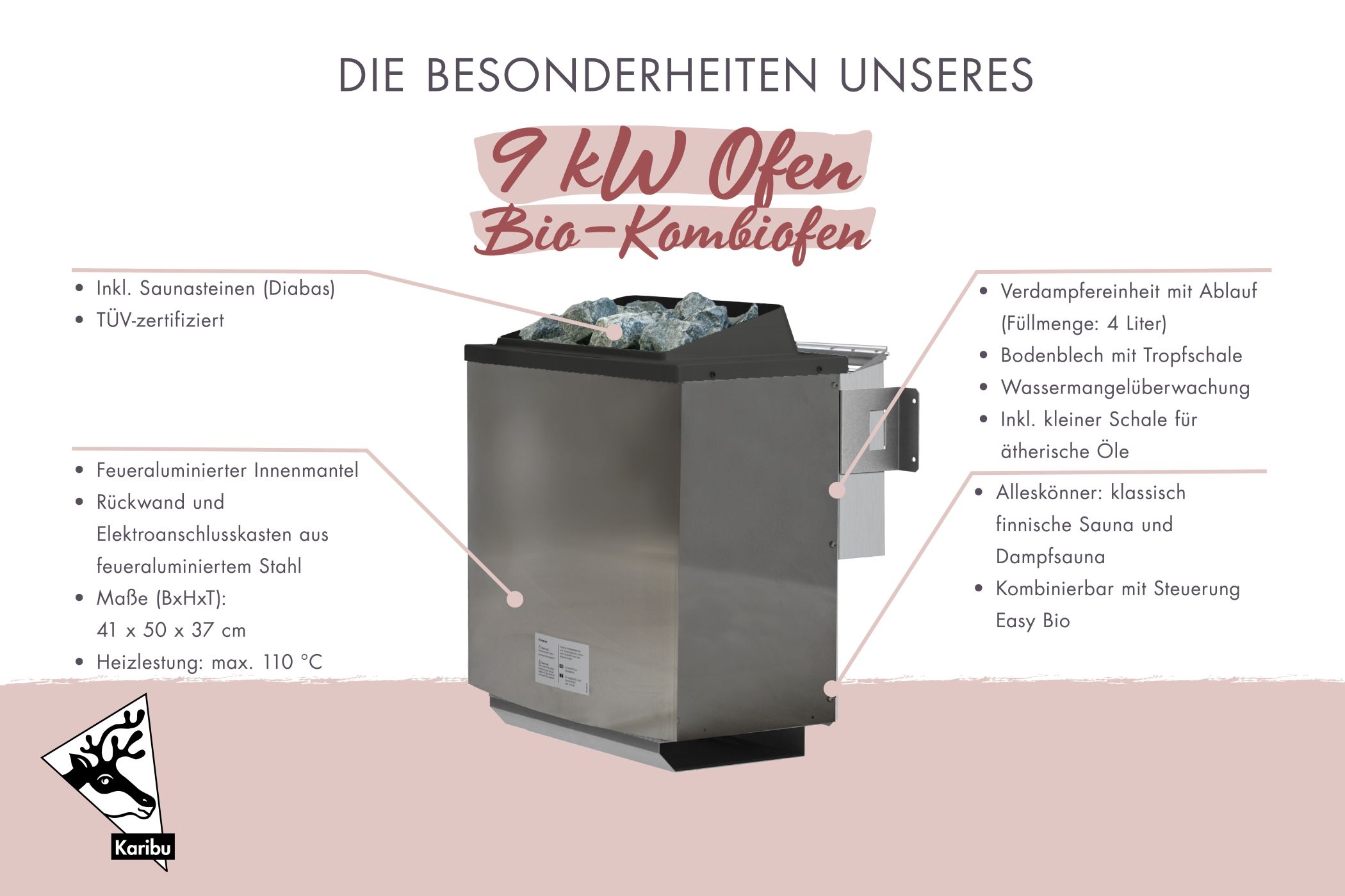 Außenansicht der Karibu Sauna Valida 4 Eckeinstieg mit Fenster aus nordischer Fichte mit Ganzglastür und Fronteinstieg