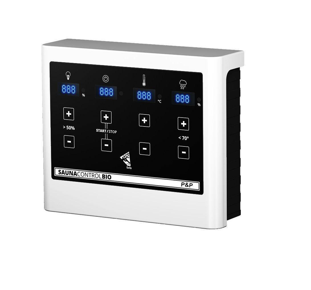 Steckerfertiger Plug-and-Play-Saunaofen mit 3,6 kW und integrierter Steuerung