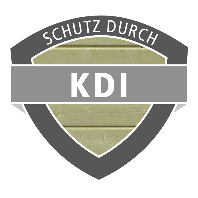 Infografik zum Farbschutz durch Kesseldruckimprägnierung KDI bei Karibu Carports