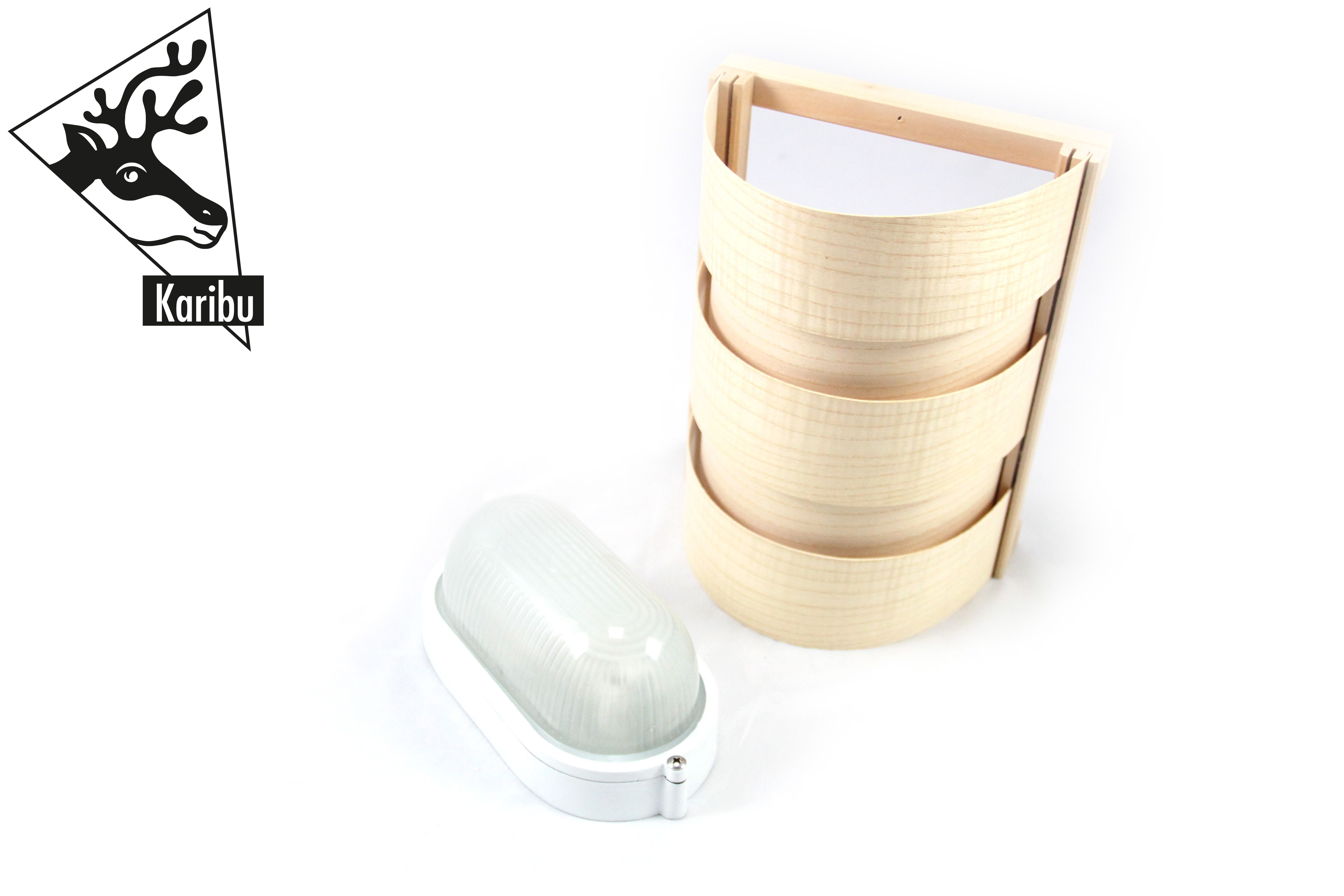 Massivholz-Bauweise der Karibu Sauna aus 38 mm Wandstärke mit doppelter Nut-und-Feder-Verbindung