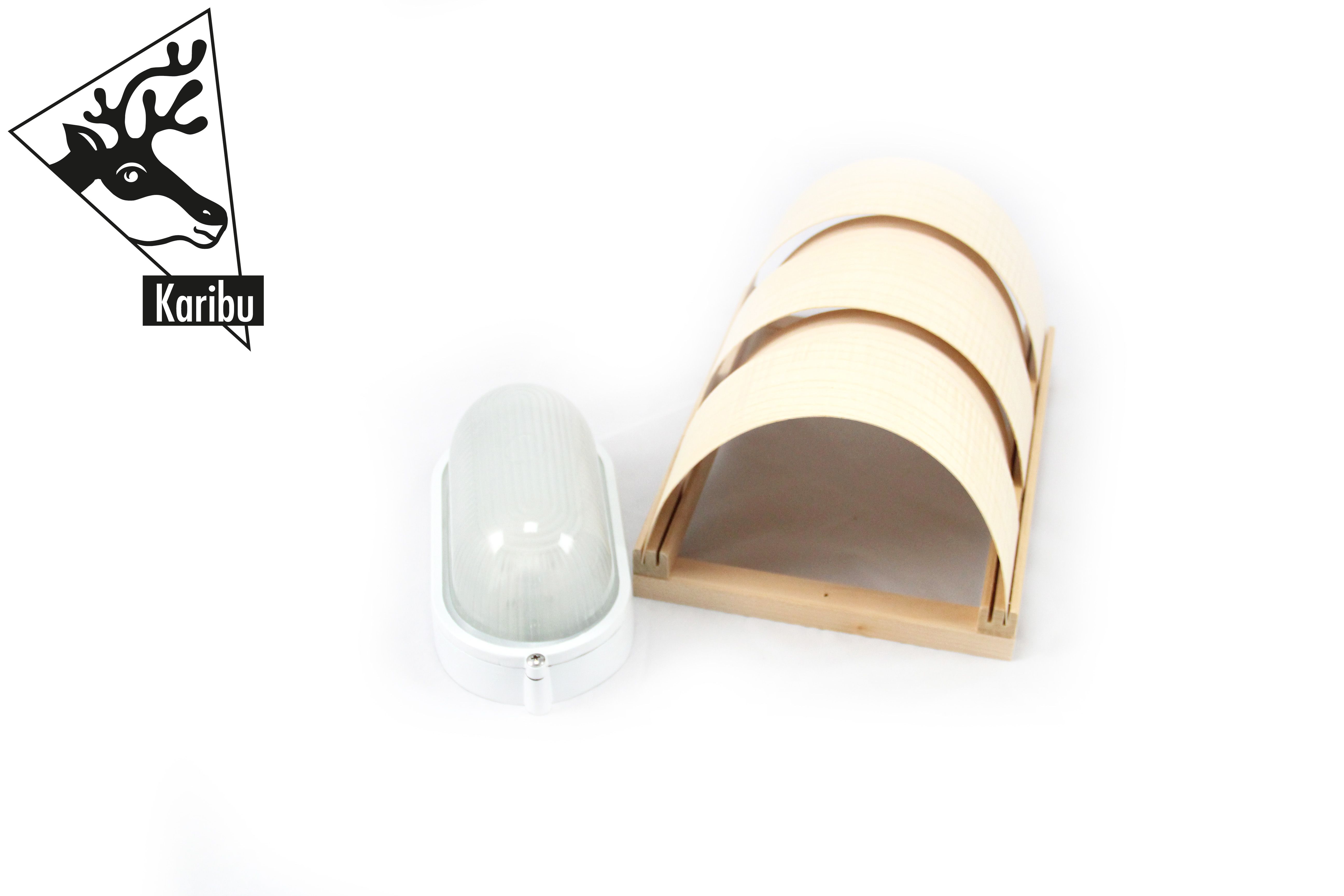 Massivholz-Bauweise der Karibu Sauna aus 38 mm Wandstärke mit doppelter Nut-und-Feder-Verbindung