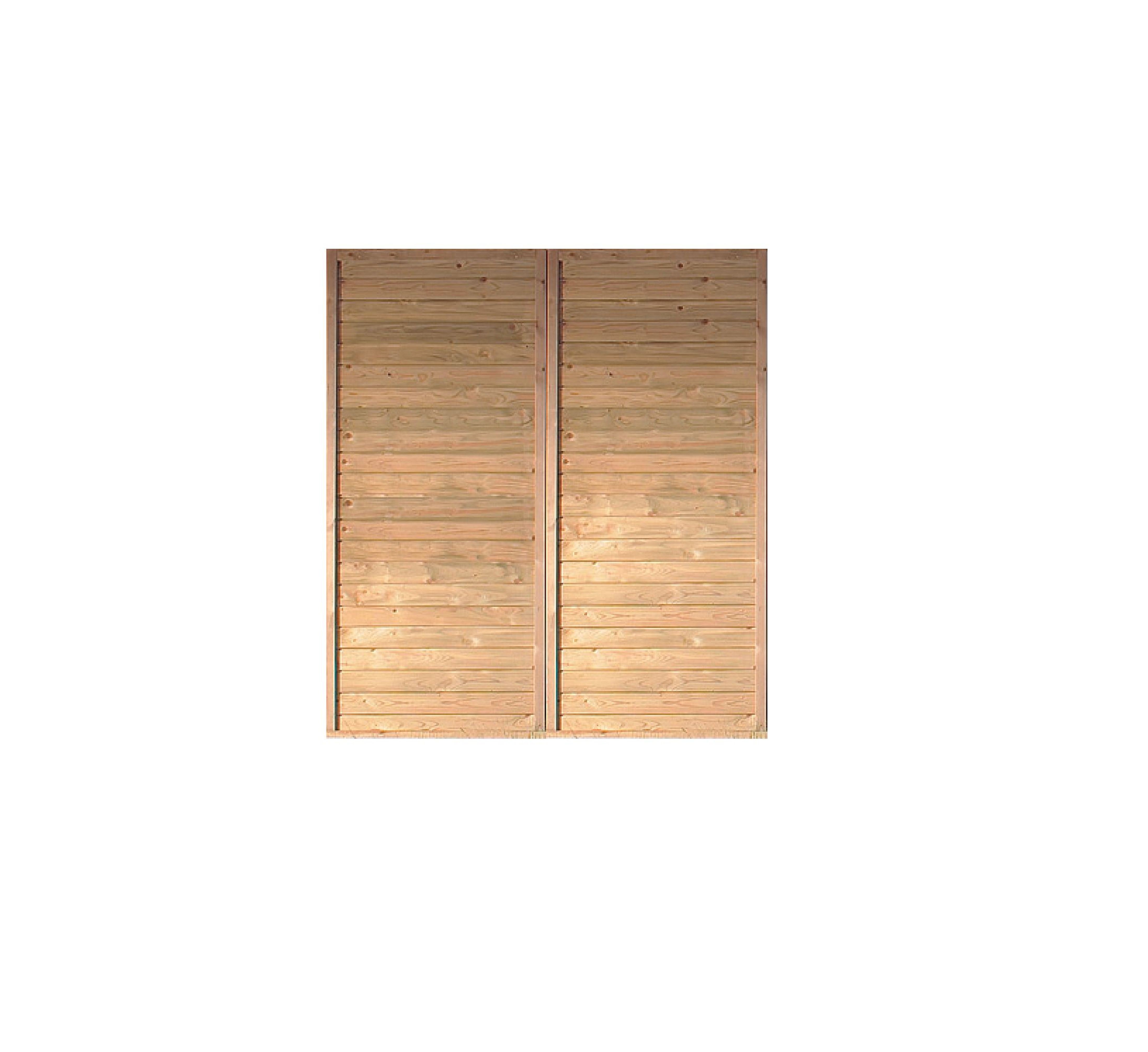 Karibu Einzel-/Doppelcarport Seitenwand aus KDI-Massivholz als Zubehör für Karibu Carports