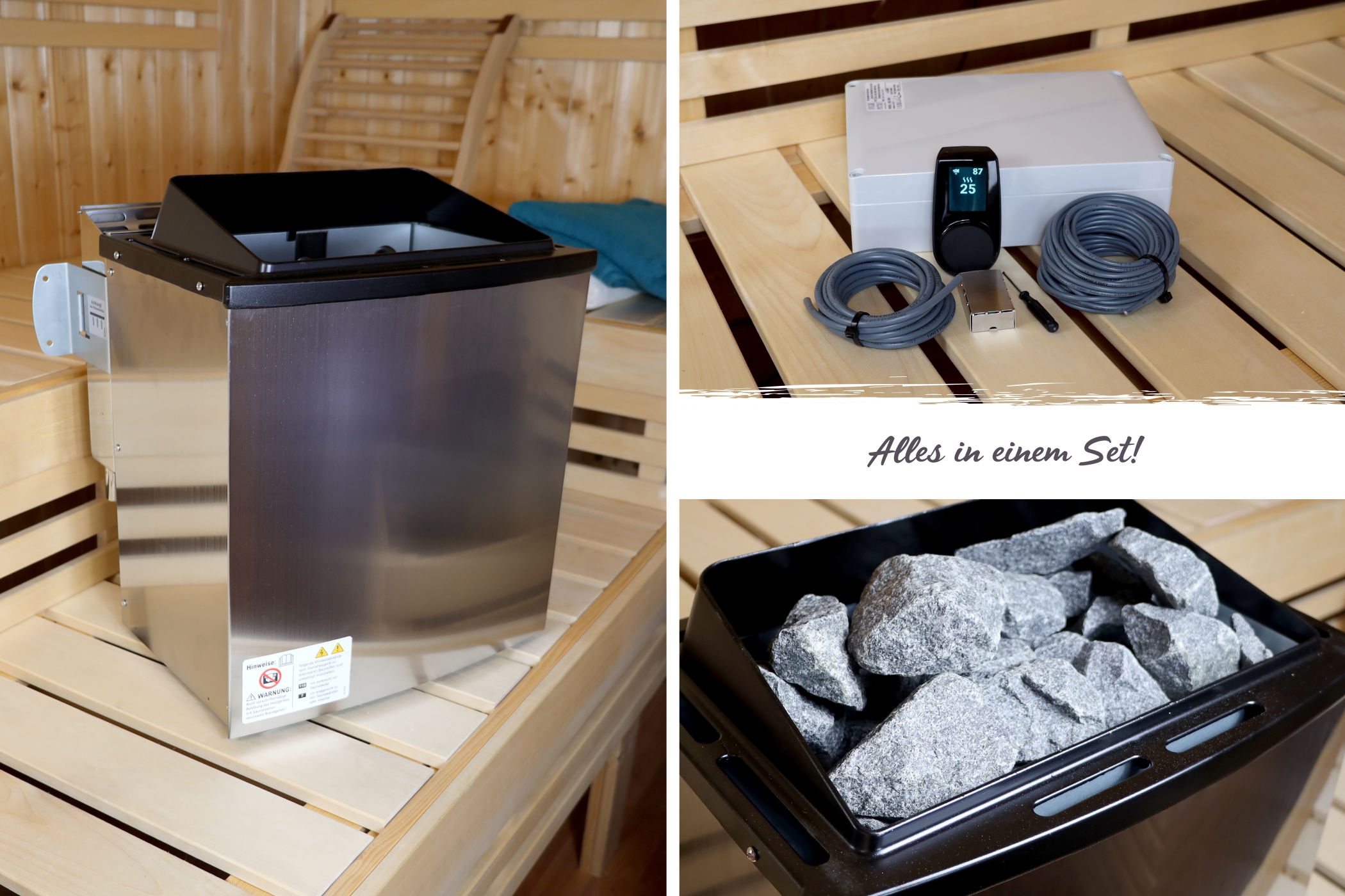 Produktbild eines Karibu Gartenprodukts aus Holz, im Garten aufgebaut