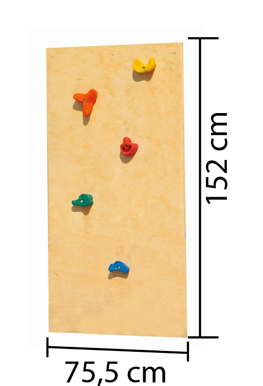 Karibu Kletterwand Basic und Classic aus Holz, freigestellt