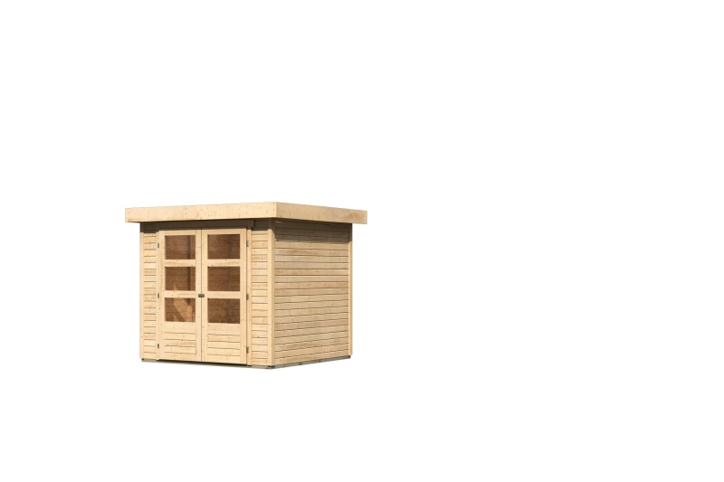 Karibu Gerätehaus Askola 2 in Naturbelassen, Freisteller