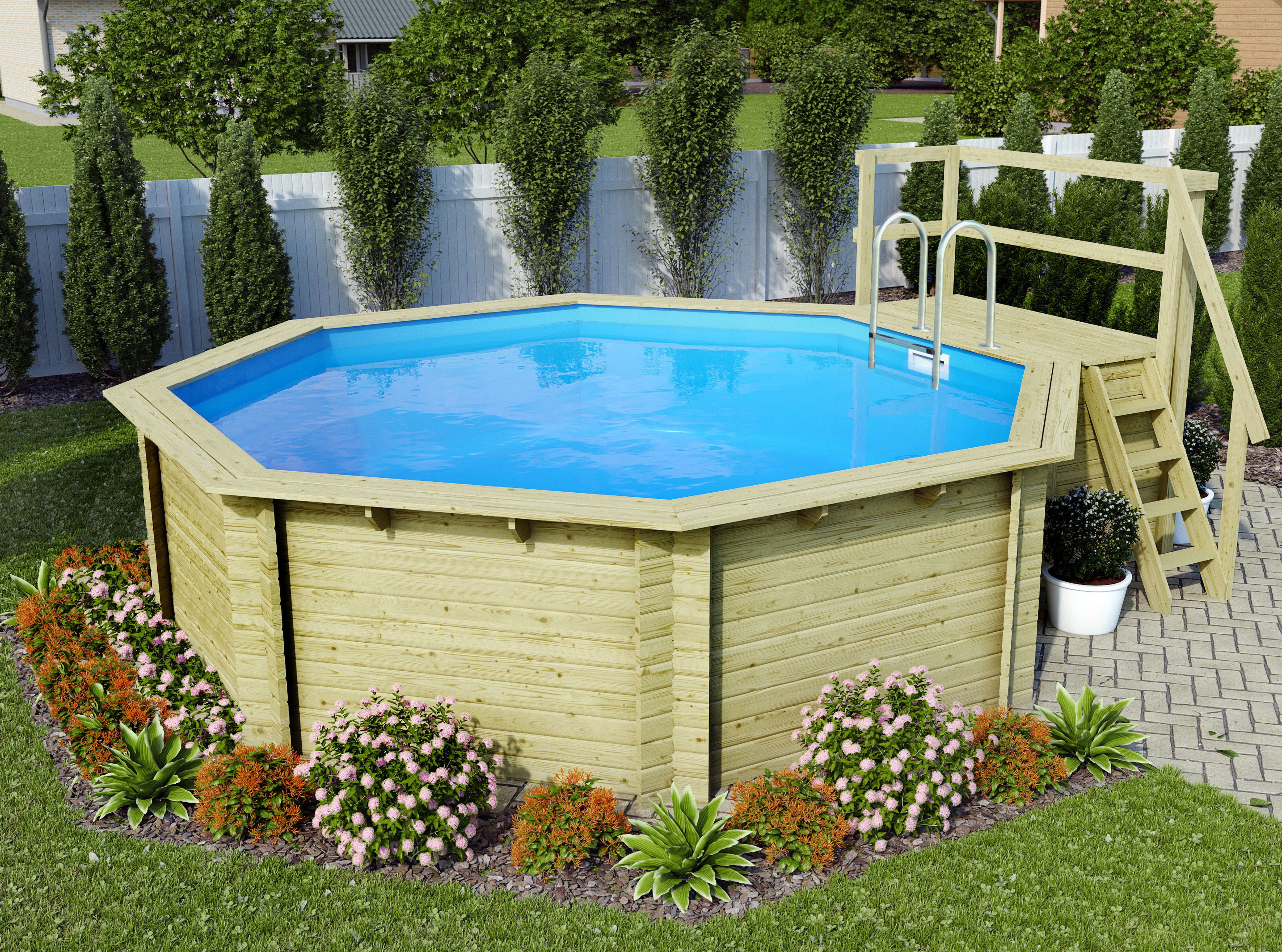 Karibu Pool Modell 2 im Garten
