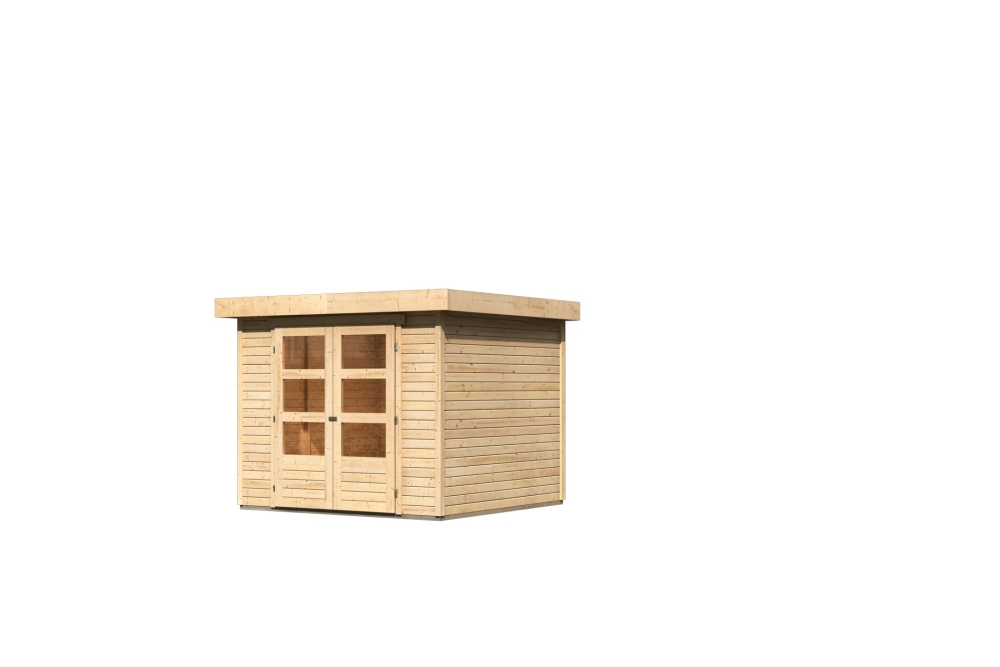 Karibu Gerätehaus Askola 3,5 in Naturbelassen, Freisteller