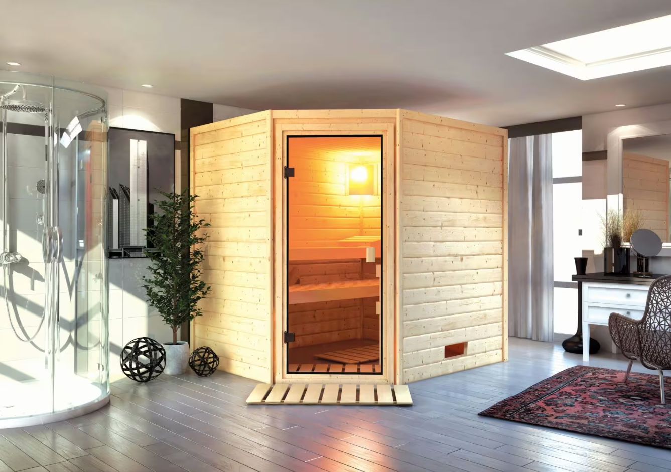Detailansicht eines Karibu Gartenprodukts aus Holz