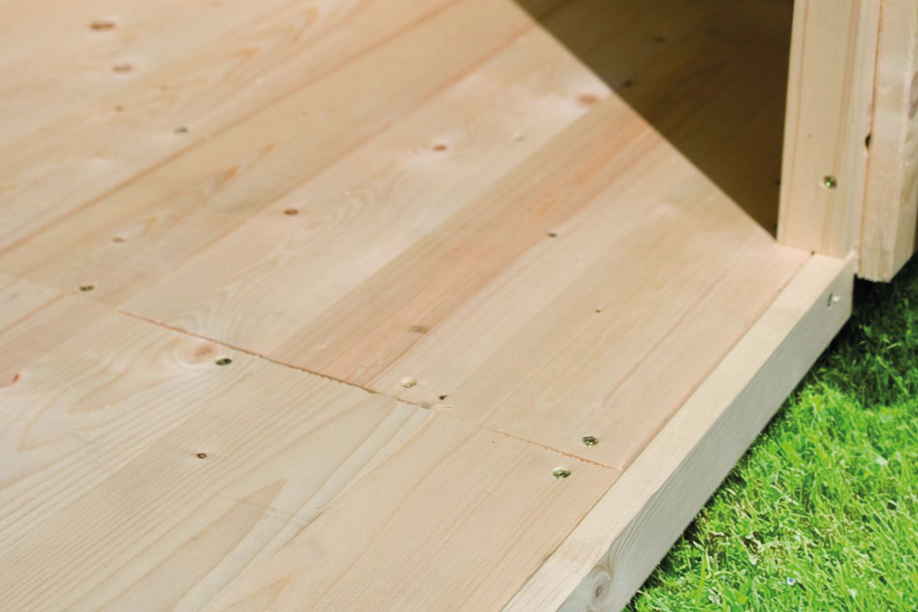 Fußboden aus Massivholz für Karibu Produkte