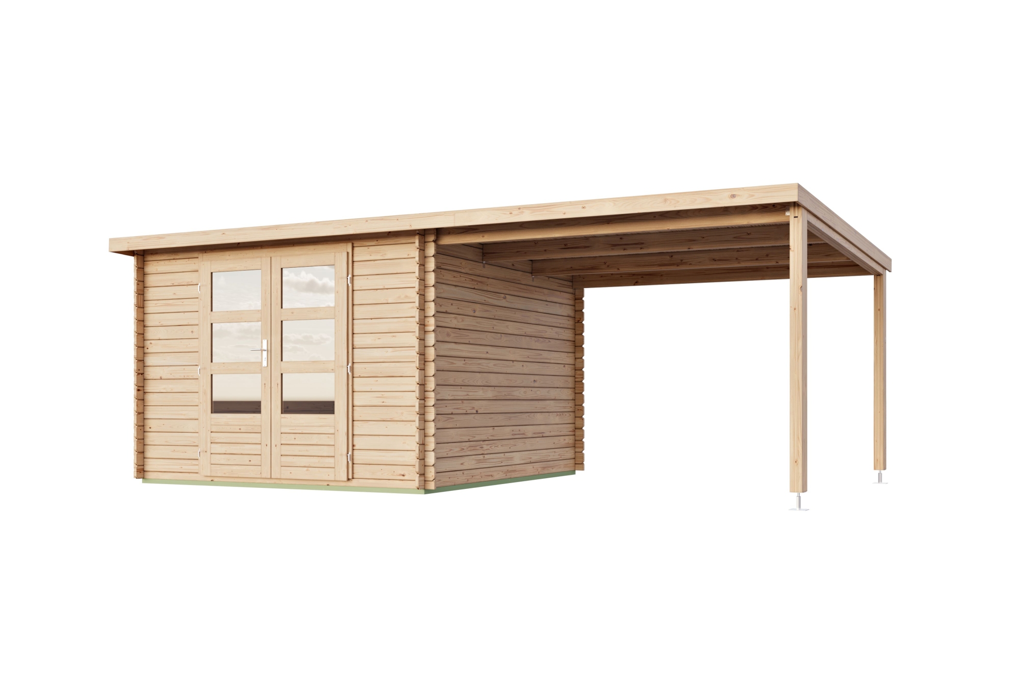 Freigestelltes Produktbild eines Karibu Gartenprodukts aus Holz
