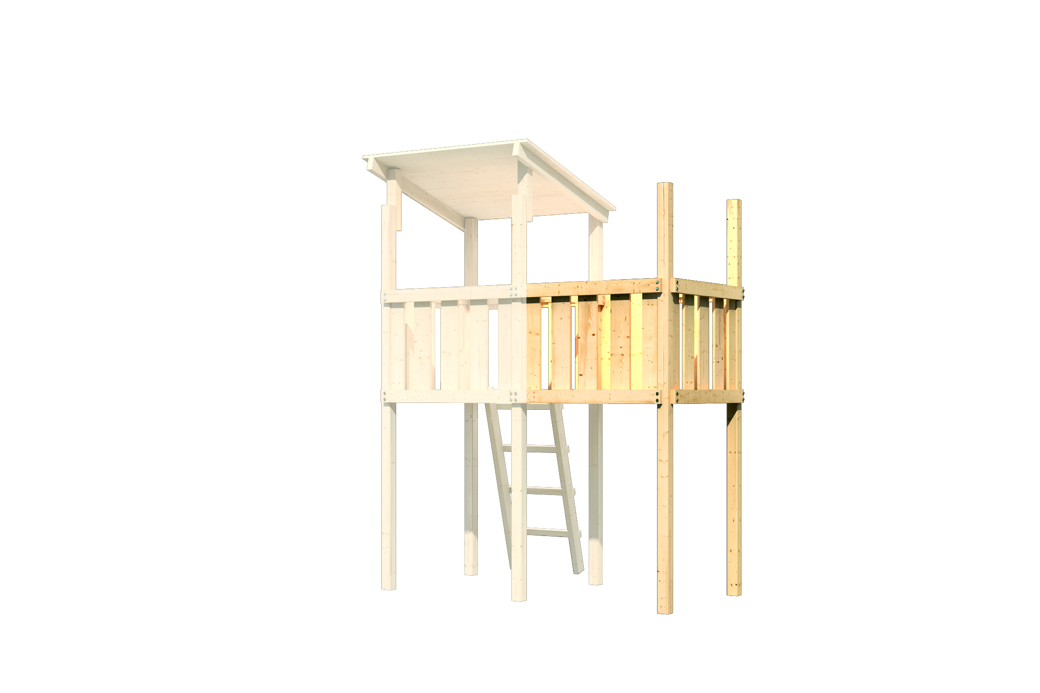 AKUBI Zubehör Anbau für AKUBI Spieltürme aus Holz, freigestellt